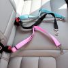 Pet Dog Cat Car Seat Belt Accessories Safety Attachment Adjustable Small Medium Travel Clip