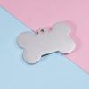Metal Pet ID Tags With Bone Shape For Dogs & Cats