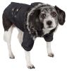 Ruff-Biker Denim Fashioned Wool Pet Coat