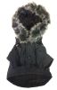 Ruff-Biker Denim Fashioned Wool Pet Coat