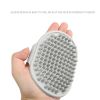 Dog Bath Brush Dog Grooming Brush, Pet Shampoo Bath Brush Soothing Massage Rubber  Silicone Bathing Grooming And Shedding Brush For Dogs Cats