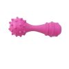Pet Toy Dog Cat Interactive Squeak Toy Barbell shape