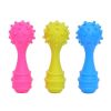 Pet Toy Dog Cat Interactive Squeak Toy Barbell shape