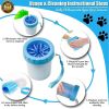 Pet Dog Cat Paw Cleaner Cup Outdoor portable Soft Silicone Brushes Inside Quickly Wash Foot Cleaning Tool for Cleaning Washing Dirty Paws
