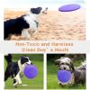 Pet UFO shape Frisbee Toy Small Medium Large Dog Frisbee Discs for Play and Training Interactive Toy Puppy Rubber Fetch Game 15CM