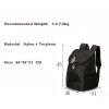 Foldable Mesh Pet Carrier Small Dog or Cat Backpack Breathable Bag Large Capacity Outdoor Travel Carrier Double Shoulder Bag