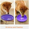 Pet UFO shape Frisbee Toy Small Medium Large Dog Frisbee Discs for Play and Training Interactive Toy Puppy Rubber Fetch Game 15CM