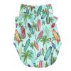 Surfboards and Palm Treets Hawaiian Camp Shirt 100% Cotton