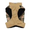 Alpine All-Weather Waterproof Jacket Coat with Plane and Plaid Accents for your Dog Coat
