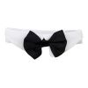 Formal Look of a Black Satin Bowtie Collar for your Dog on your special occasion